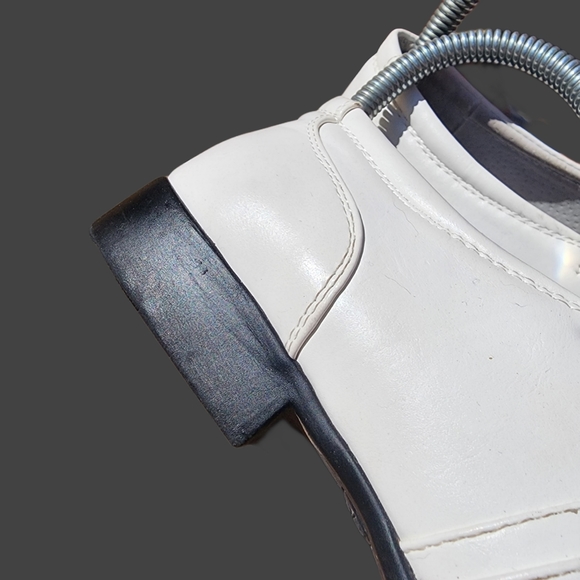 Bonafini Collection Boys/Men White Dress Shoes Size 4.5 - Picture 3 of 12